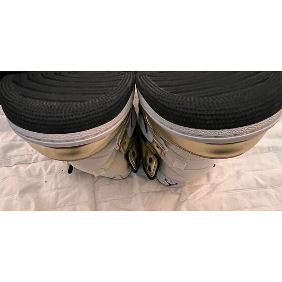 Jordan Air Jordan 1 Mid SE Gold Sneakers Unisex Size 11.5 Men's Athletic Shoes - Picture 7 of 9